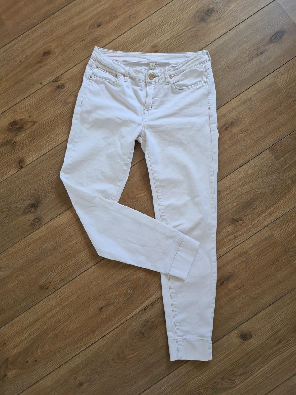 Mango witte skinny spijkerbroek  Maat M