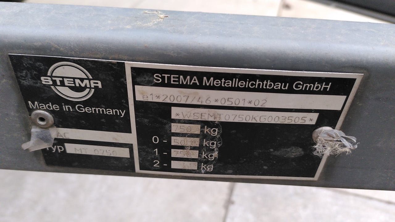Motor aanhanger STENA MT-750 BS3