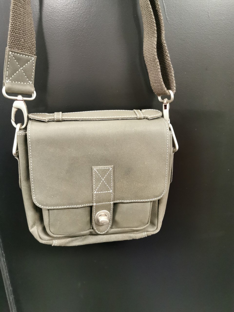 Bull & Hunt messengerbag leer - nieuw