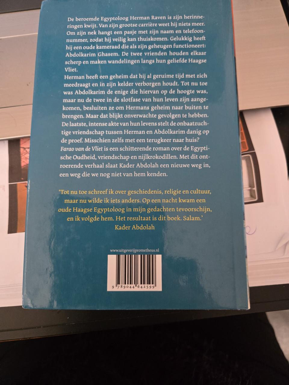 Boek: Farao van de Vliet 1e druk 2019