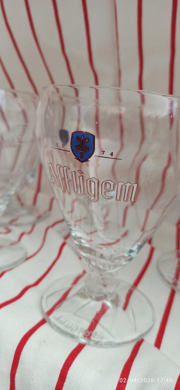 Affligem bierglazen x 6 - 30 cl - GRATIS