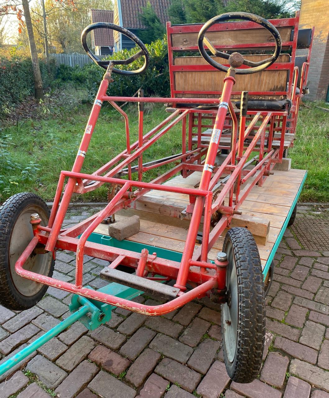 Leuke trapfiets trapauto. te koop