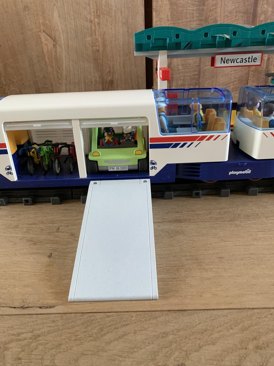 Playmobil trein met véél toebehoren