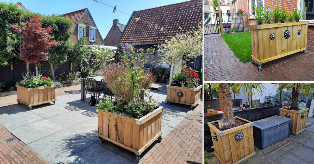 Zeeuwse knop bloembakken vanuit ons assortiment of eigen maatopgave.