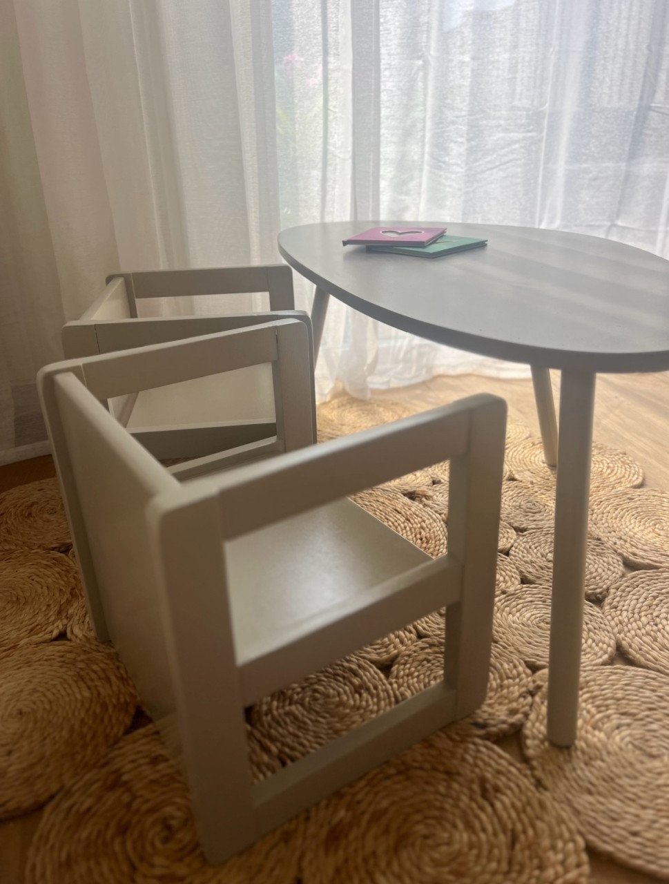Uniek kindersetje – kubistisch design & organische vorm
