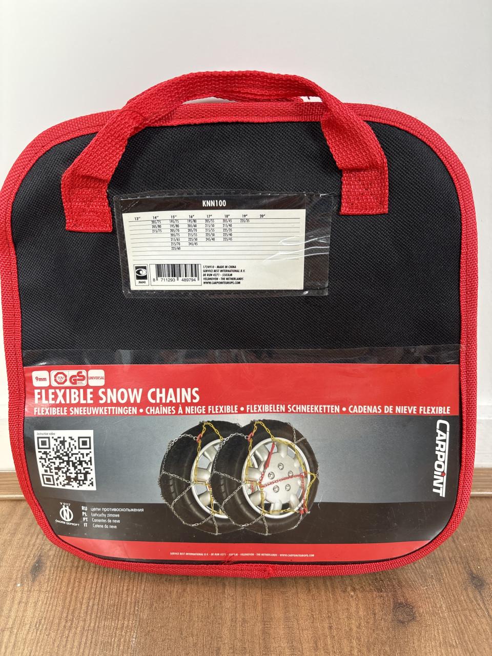 Nieuwe sneeuwkettingen