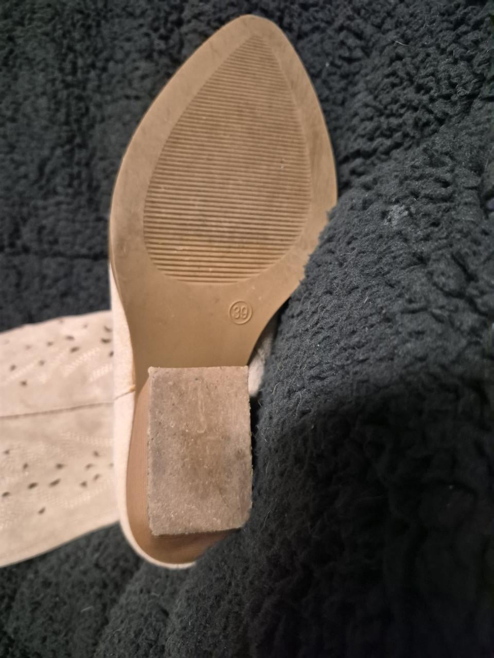 Lange cowboylaarzen beige suède