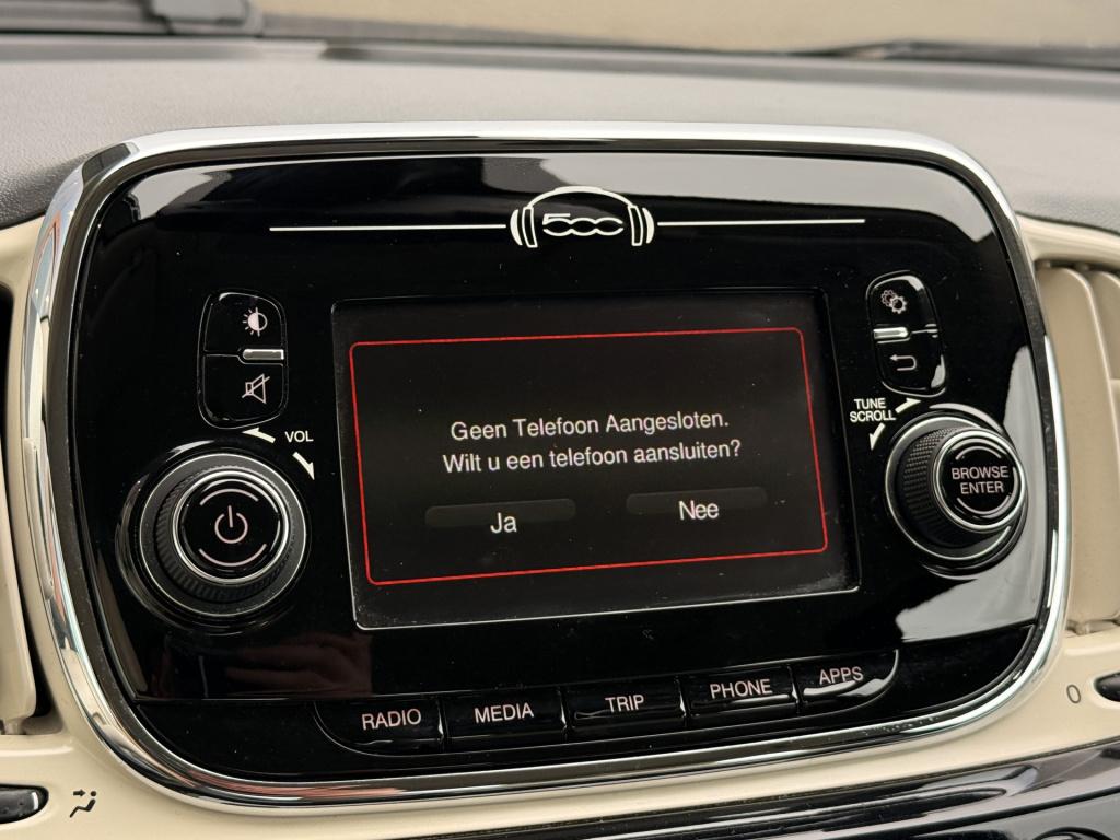 Fiat 500 cabrio lounge 1.2 | automaat | parkeersensoren | led | bluetooth |