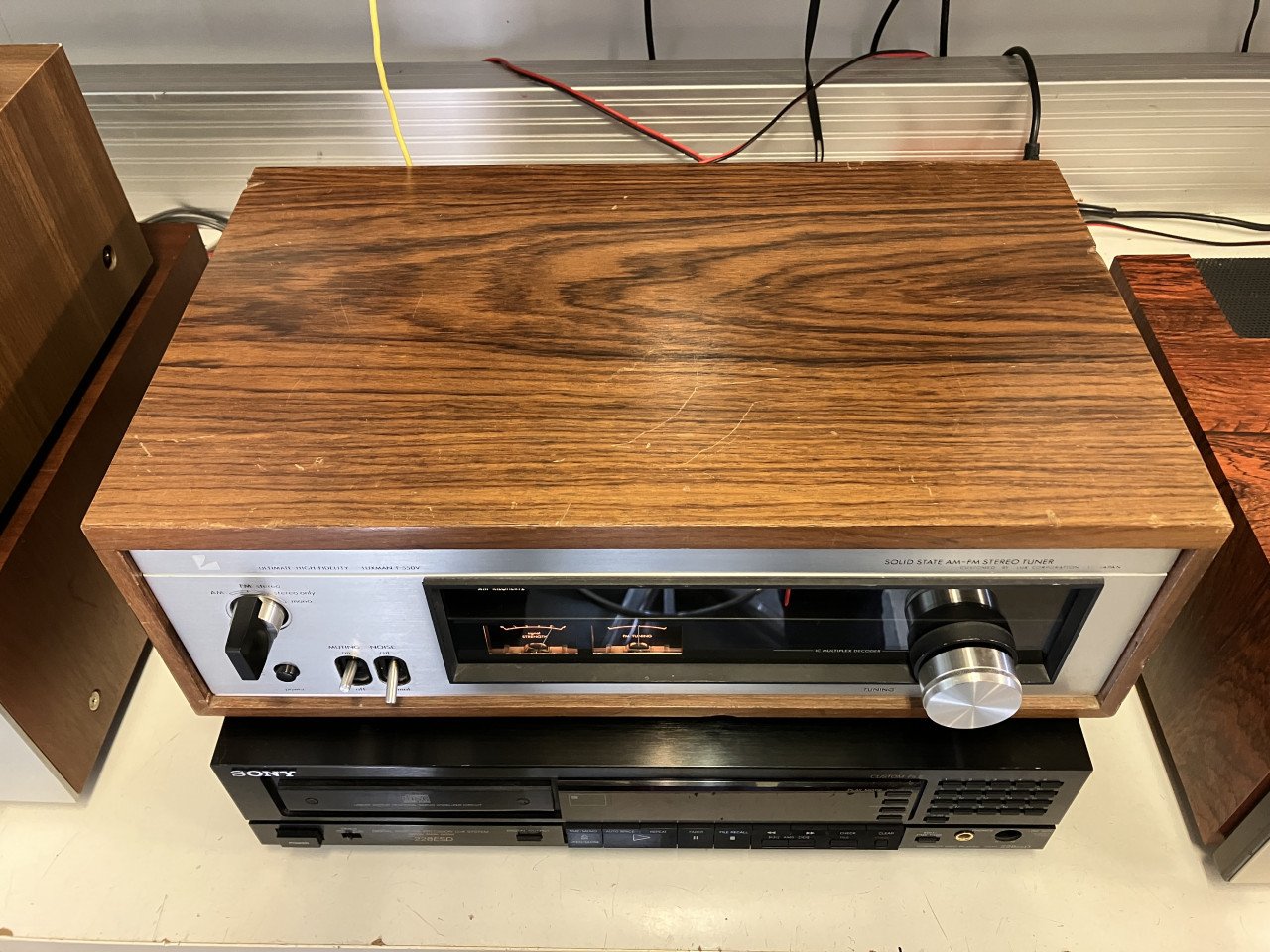 Luxman T-550V vintage tuner houten kast volledige service en garantie