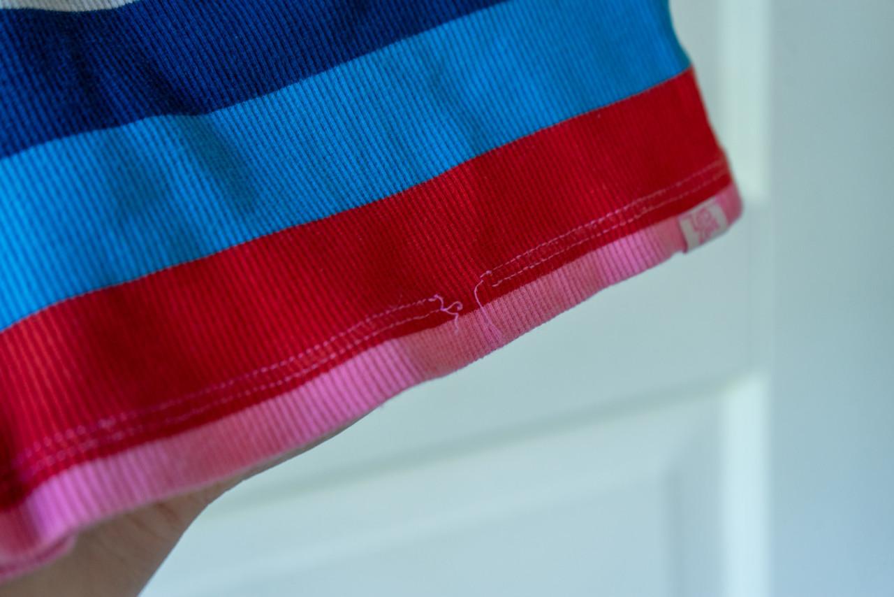 Strakke gestreepte jurk WE Fashion, maat 122-128