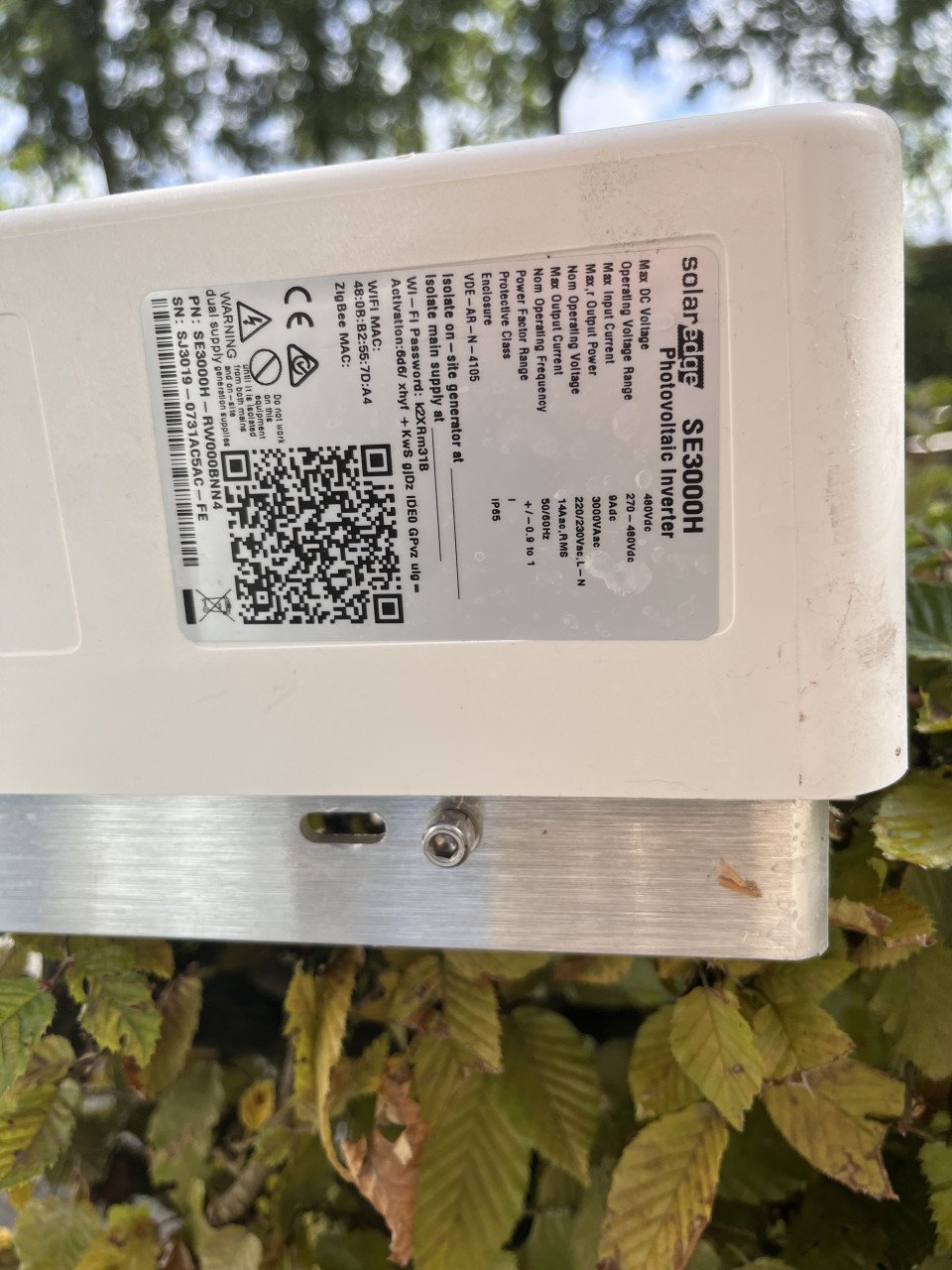 Solar Edge omvormer3000H