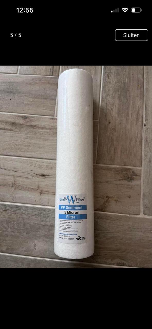 Waterfilter nieuw hoofdaansluiting 20 inch
