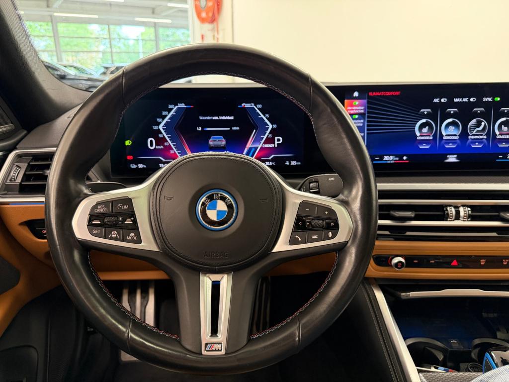 BMW I4 m50 m-sport pro 84 kwh | dravit grau | cognac interieur | sportstoel