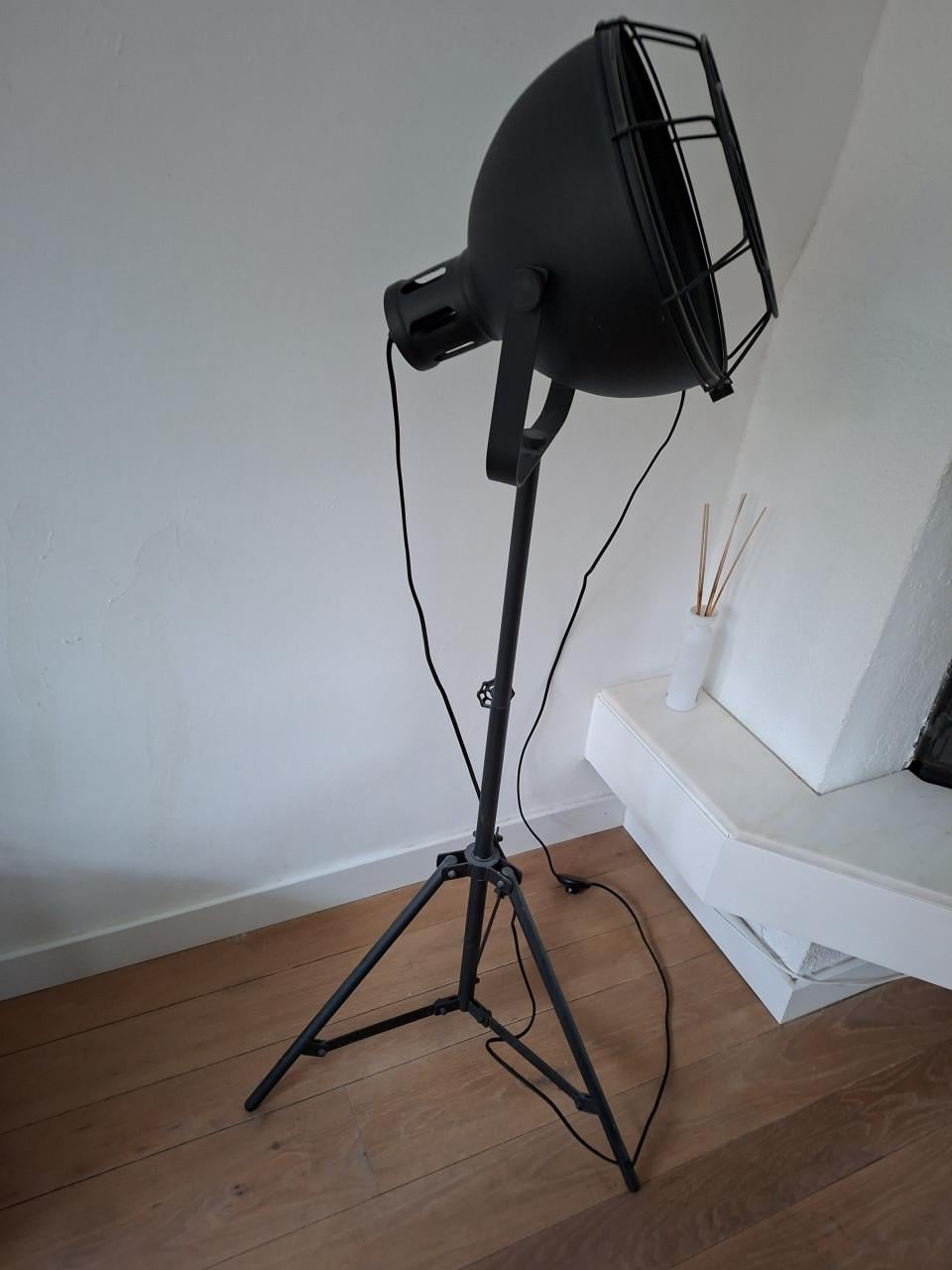 Industriële sta lamp