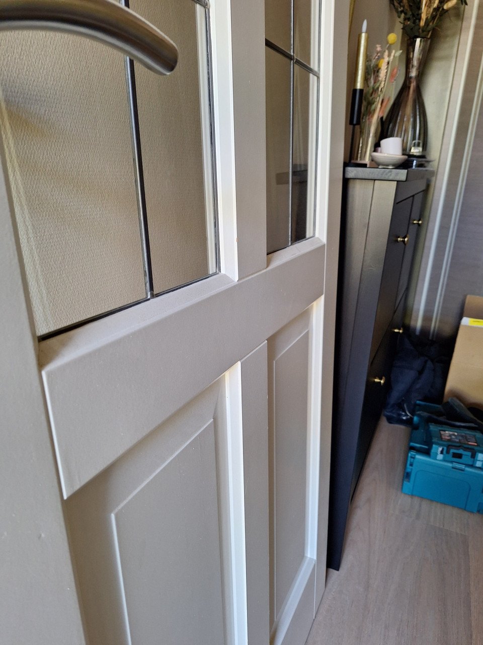 Binnendeur glas in lood Cando