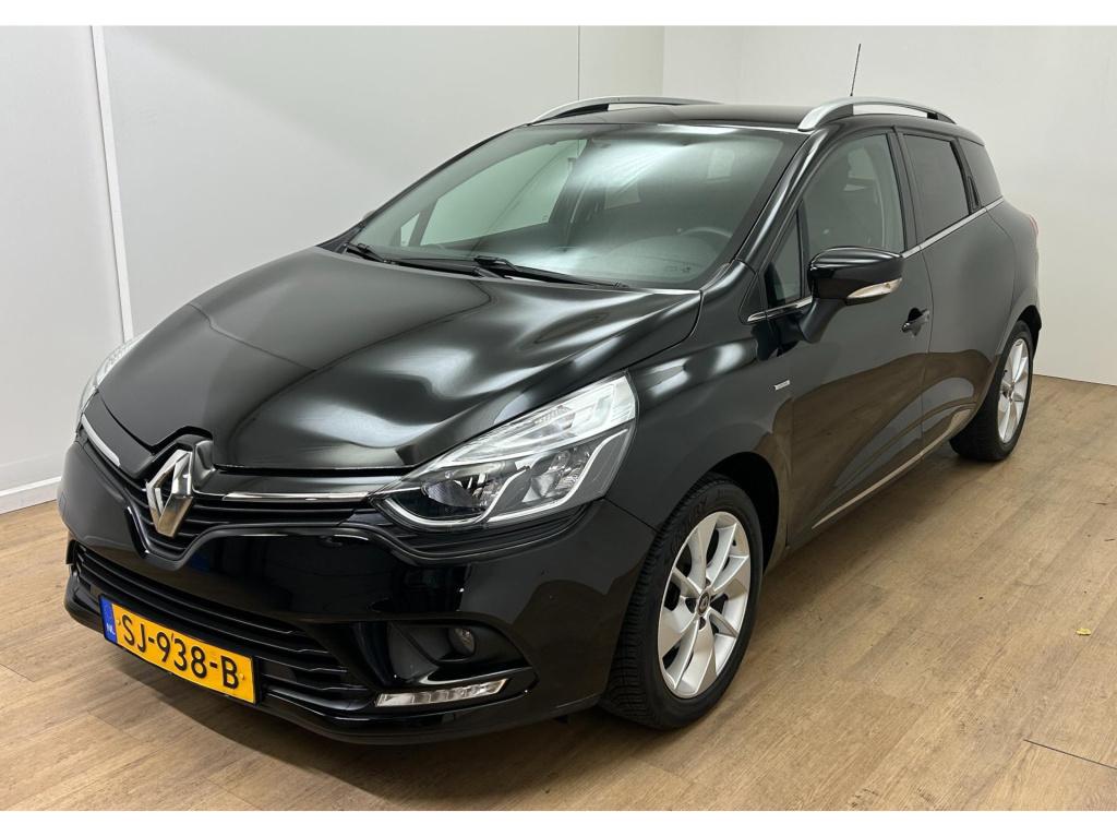 Renault Clio estate occasion 0.9 tce limited | zwart | airco | tweedehands 