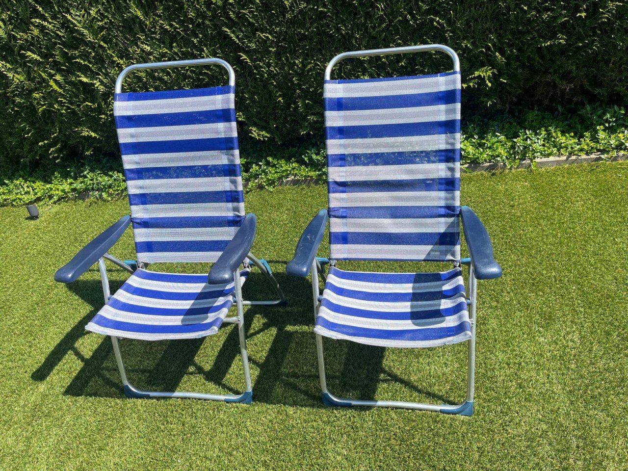 2 Crespo campingstoelen lichtgewicht gebruikt
