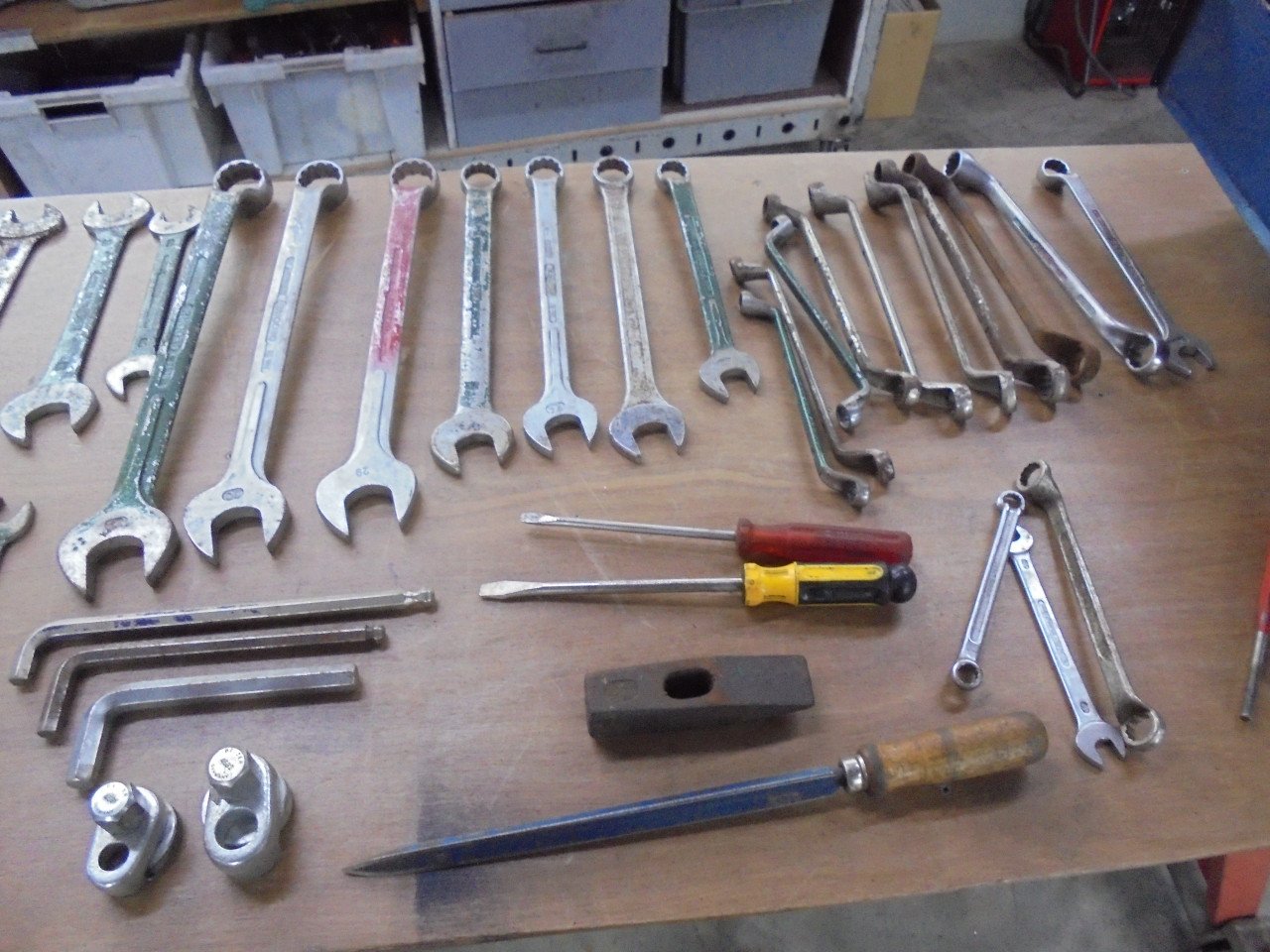 Volle gereedschapskist