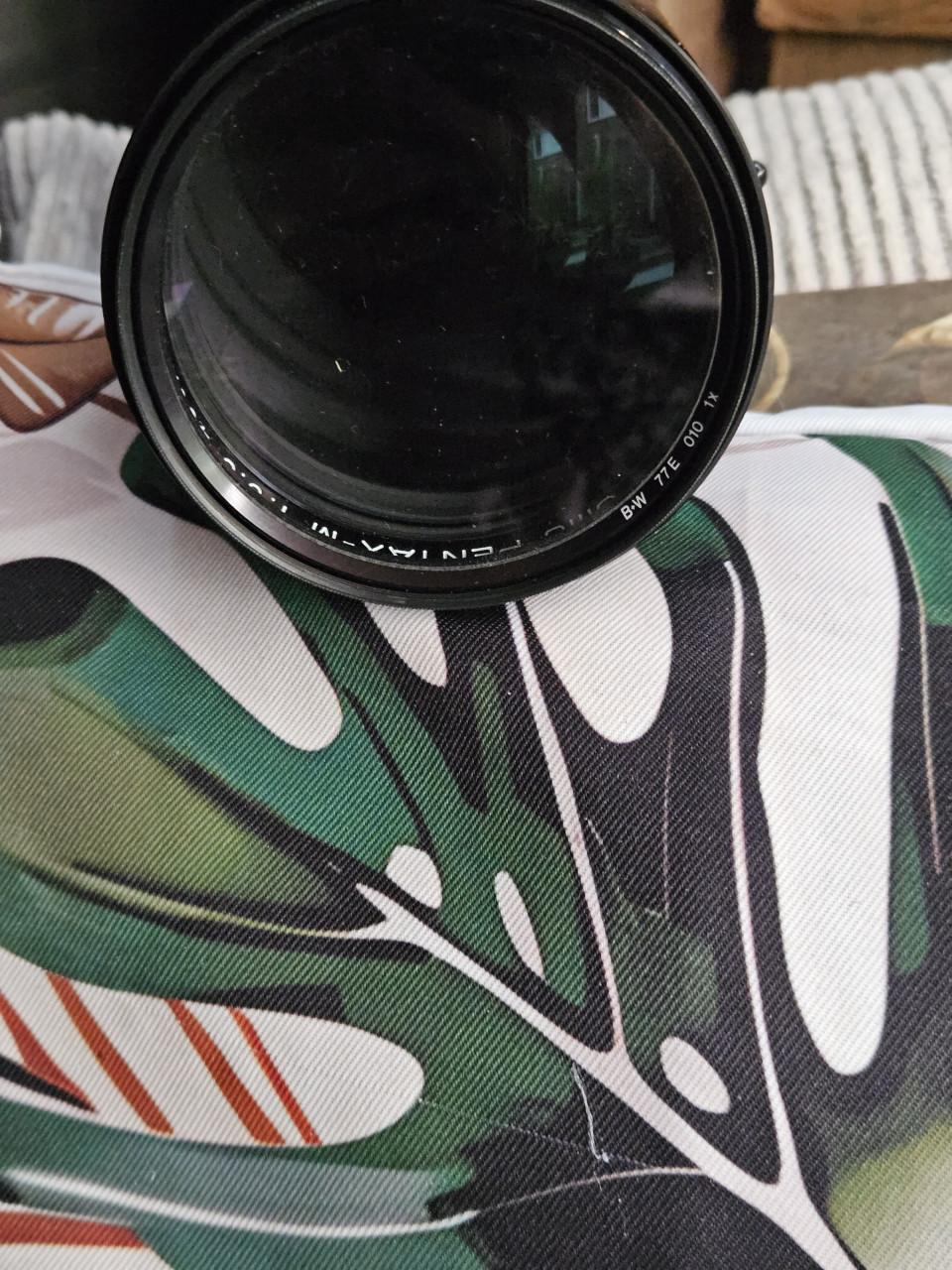 Prachtige vintage Pentax-M 400mm 1:5.6 telelens met koker