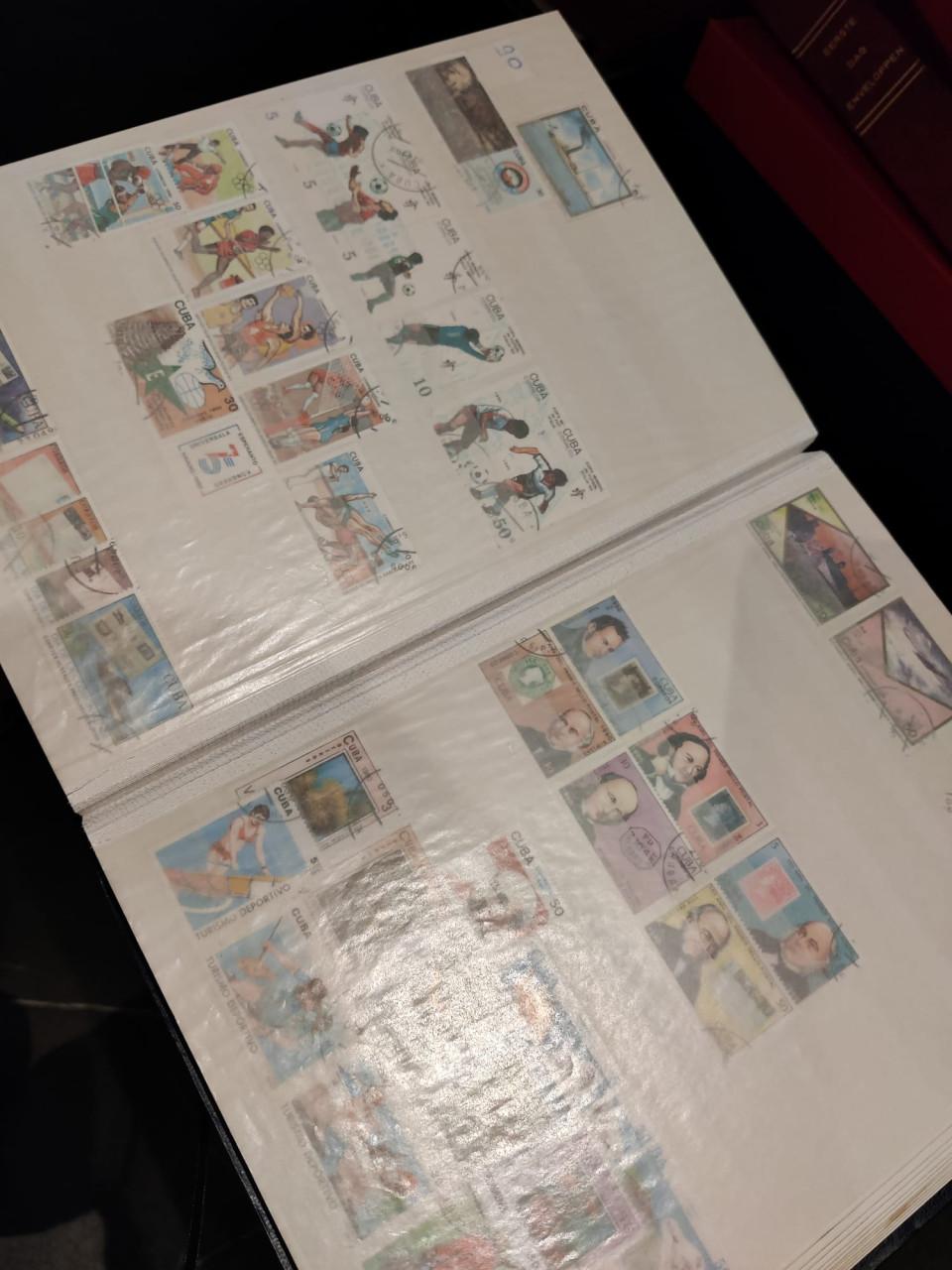 Verzameling Cuba in dik album
