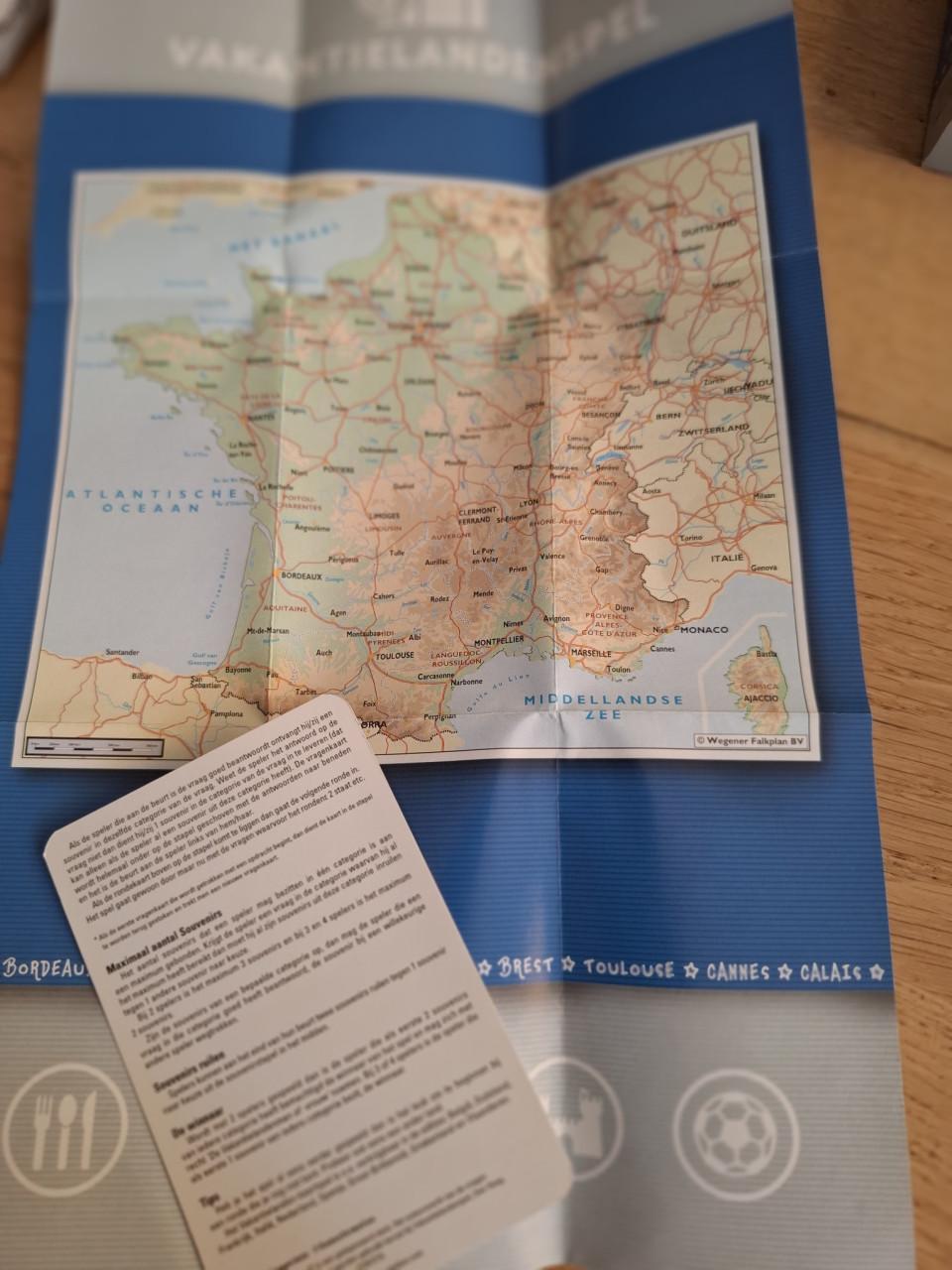 Vakantielandenspel: Frankrijk! Een leuk en informatief vragenspel over Fr.