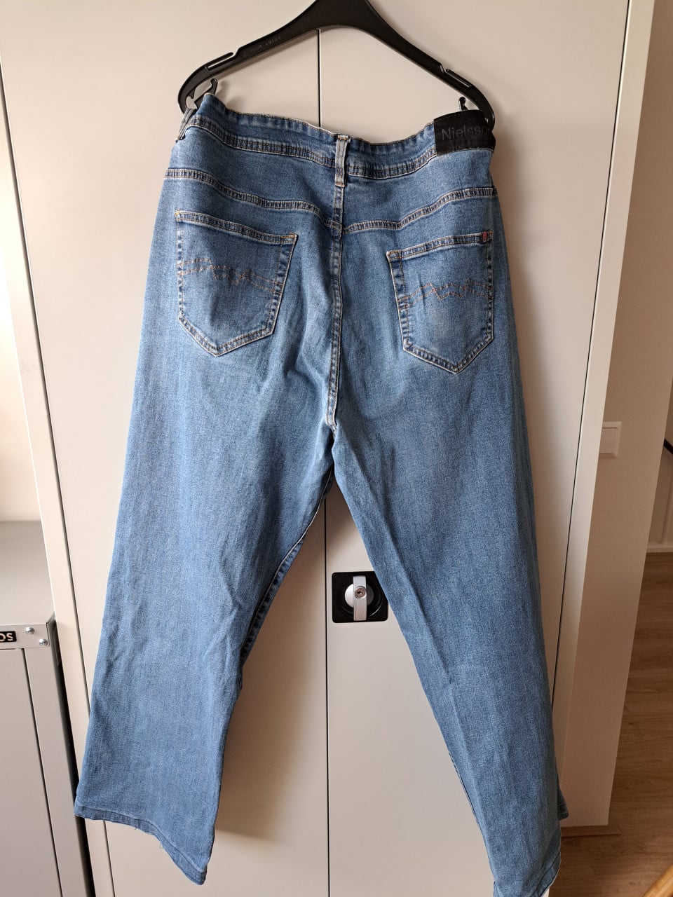Nielsson blauwe jeansbroek. (aanbieding 1!