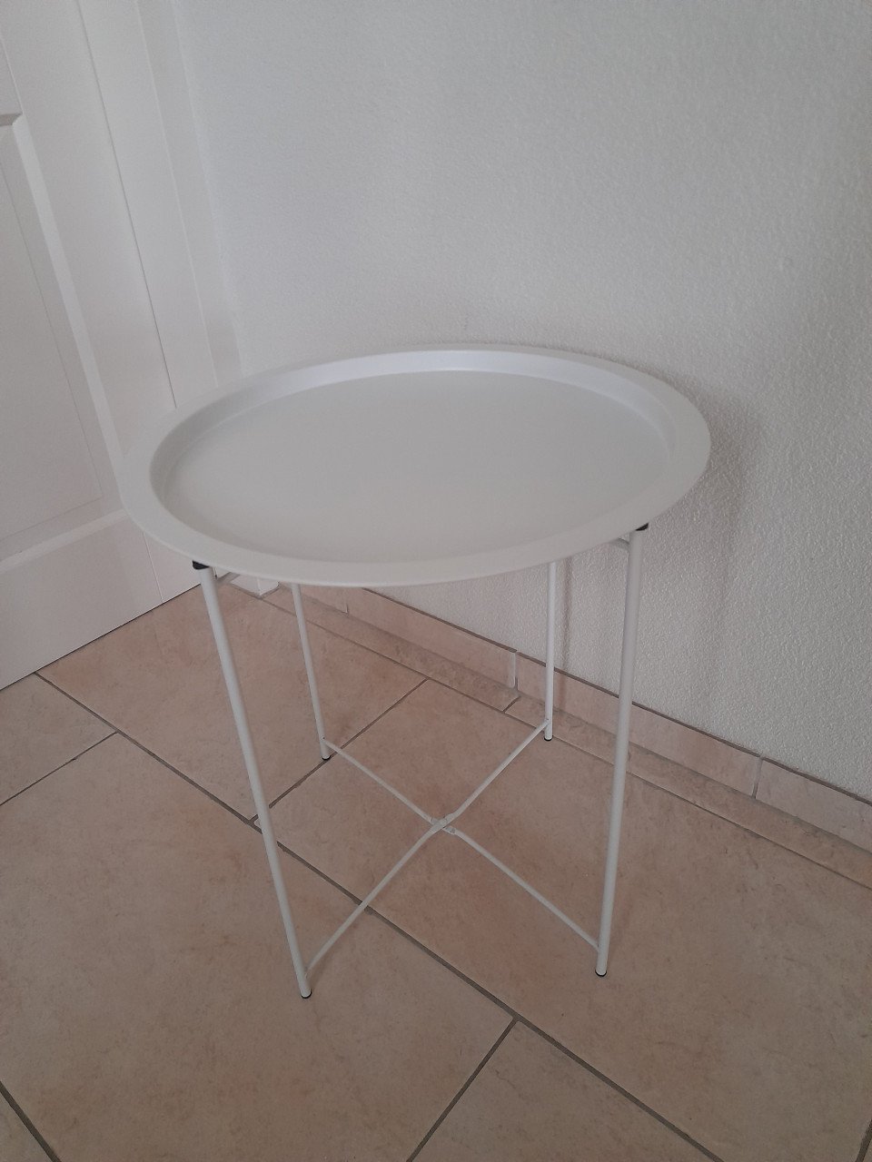 Leuk bijzet tafeltje (in goede nette staat ) 47 doorsnede x 51H