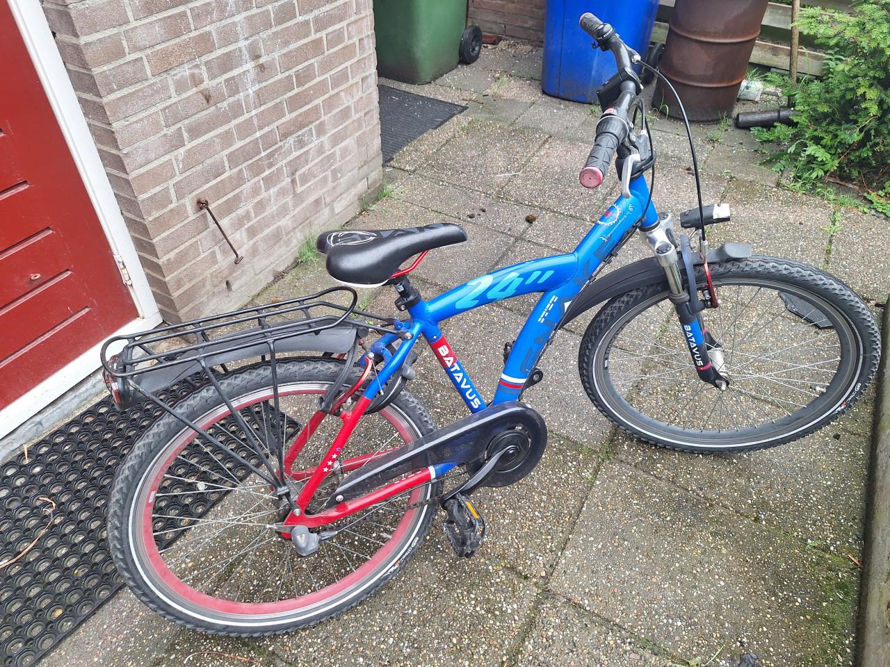 Fiets 24 inch blauw