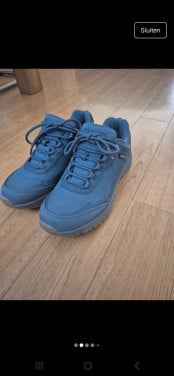 Wandelschoenen kleur blauw