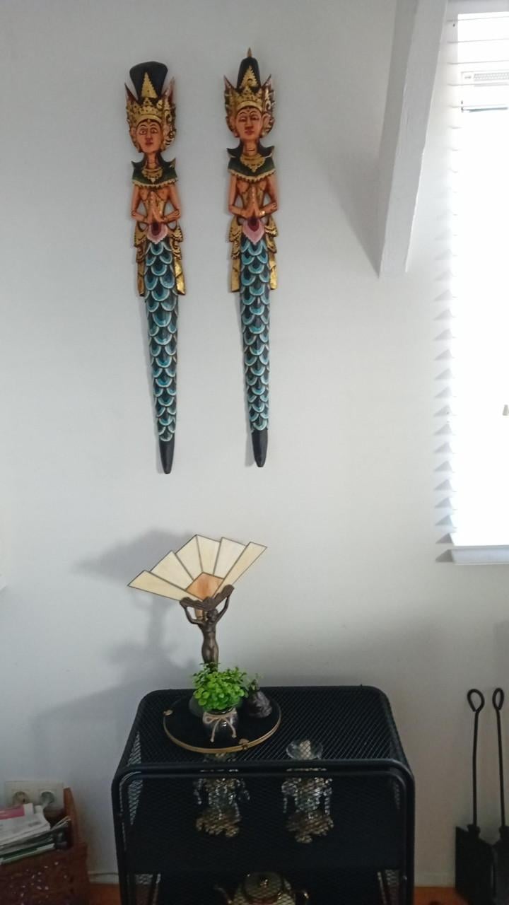 Oosterse poppen voor aan de wand!