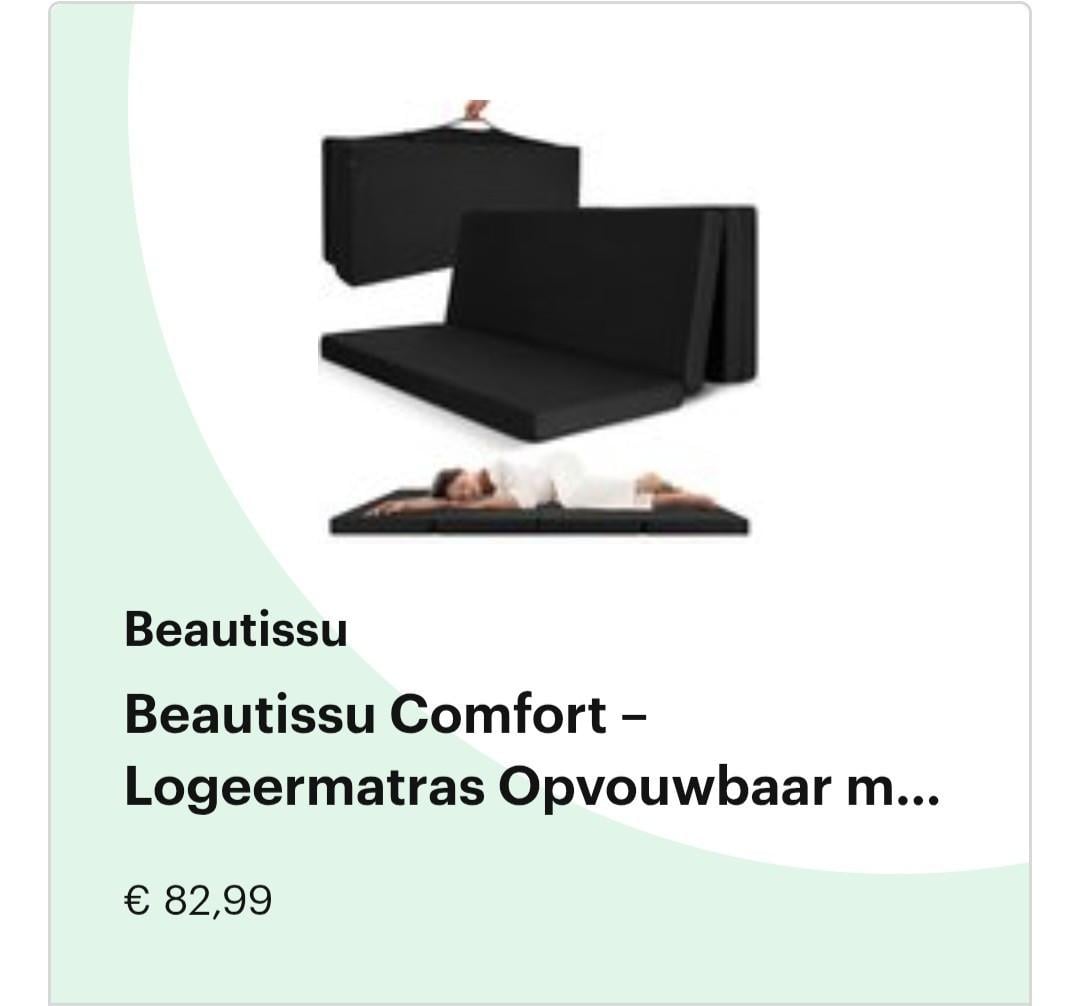 Nog nieuw opvouwbaar (reis) matras