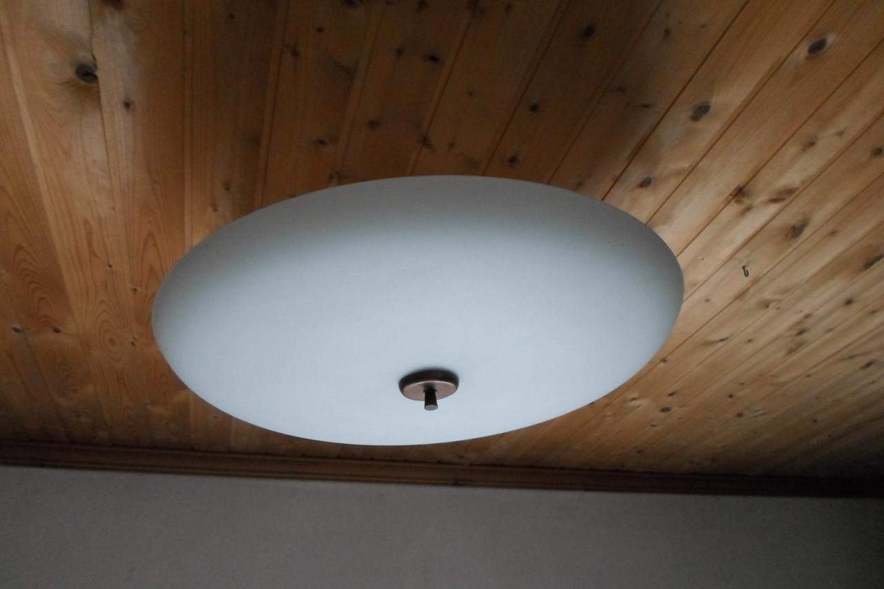 Grote Vintage Design Plafondlamp Glas