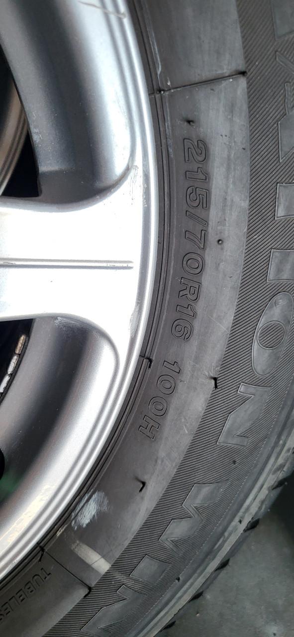 4 stuks velgen+Banden