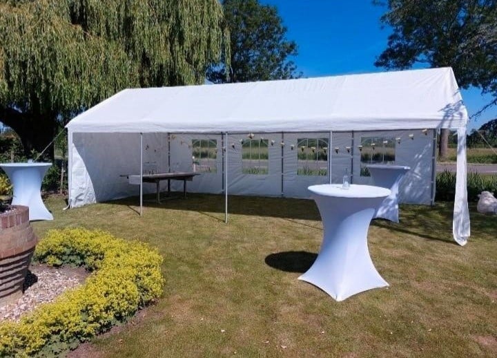 Partytent 4 x 8 meter te huur