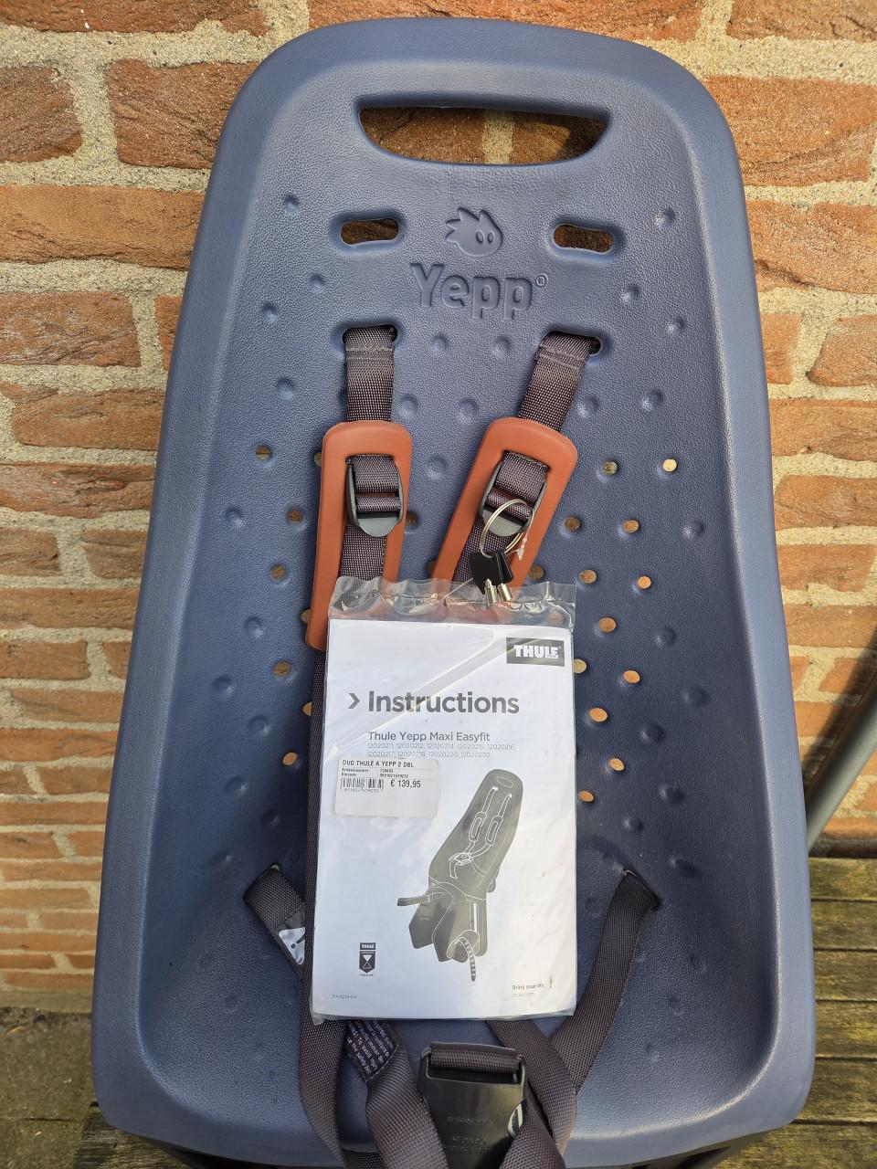 Thule Yepp maxi easyfit fietszitje achterop