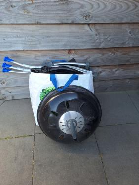 Skottel met toebehoren