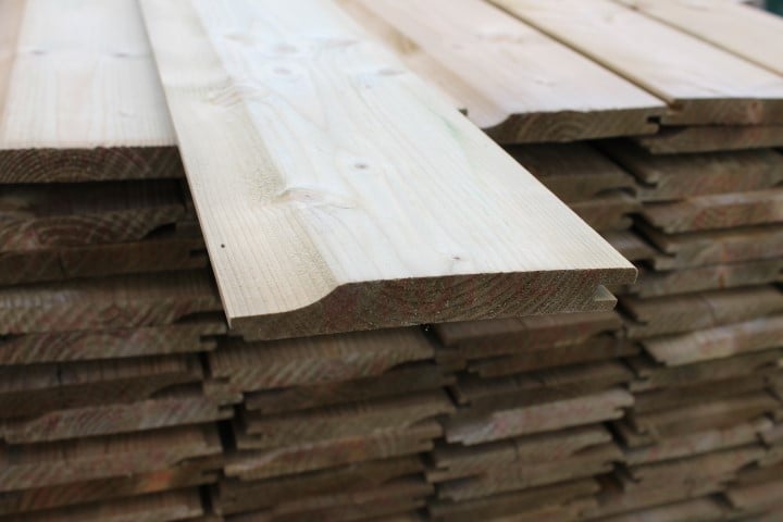 Rabatdelen mes en groef geimpregneerd Scherpe Prijs !!!!