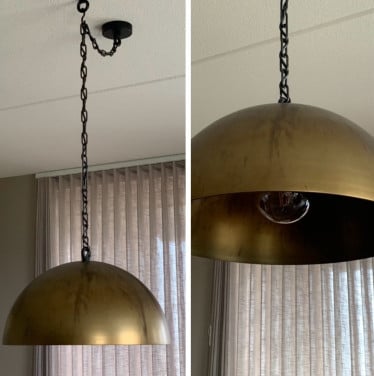 Messing hanglamp
