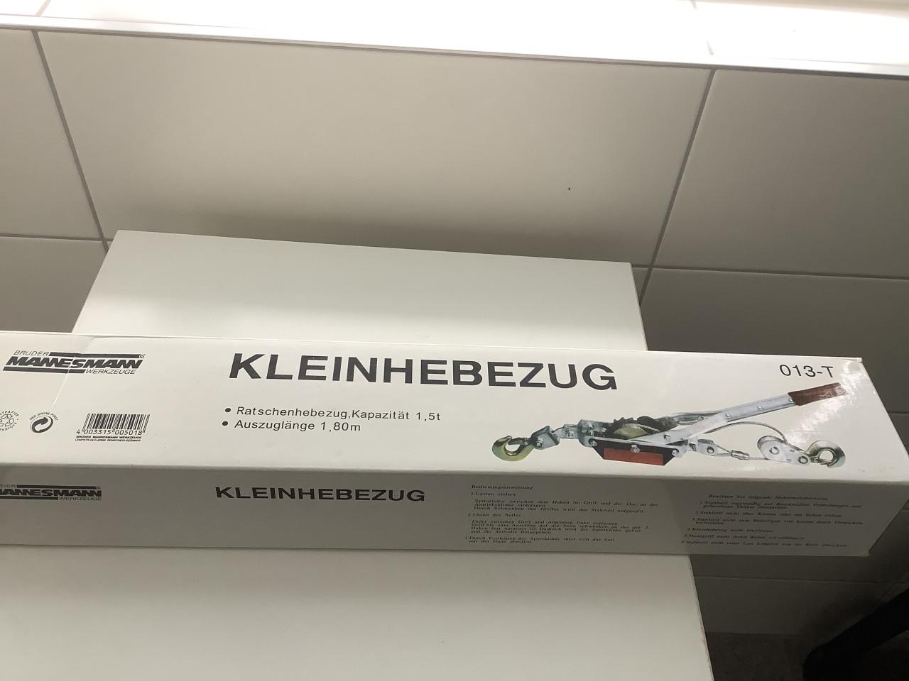 Hand hefboomtakel capaciteit: 1 Ton
