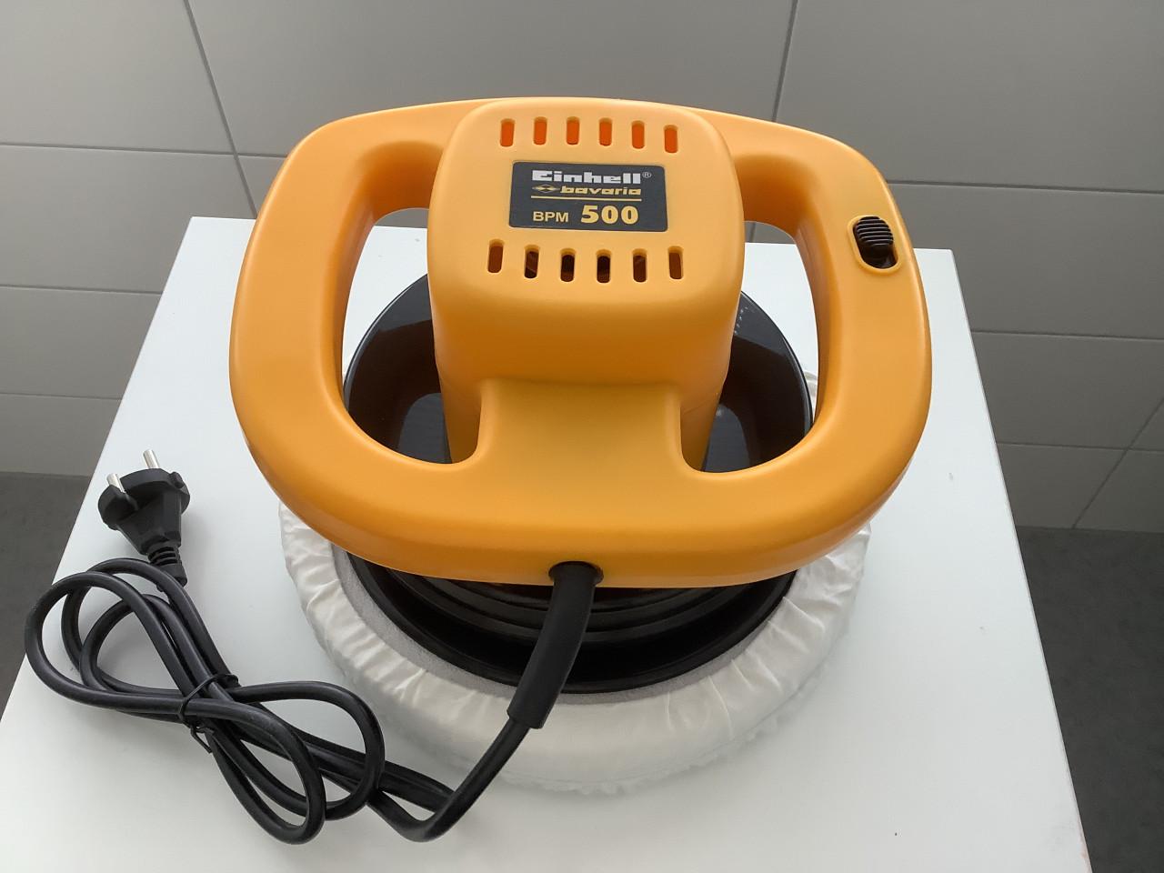 Poets-/polijstmachine Einhell BPM 500 inclusief nieuwe poets-/polijstkappen