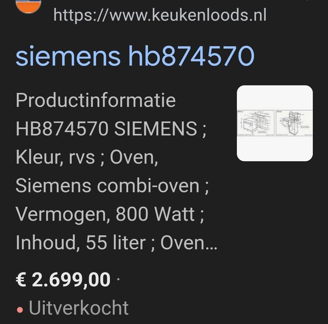 Siemens hb874570 /01 oven/magnetron