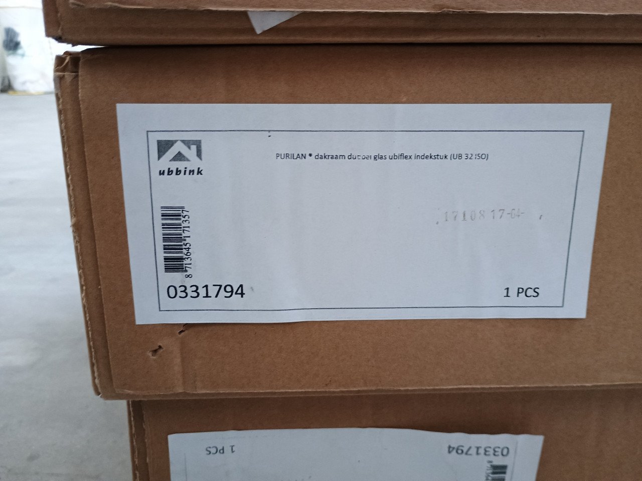 Dakraam ubbink dakramen  6 pans purilan  UB 32