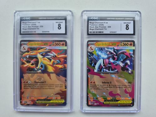 Pokemon Charizard X Y set CGC Graded!