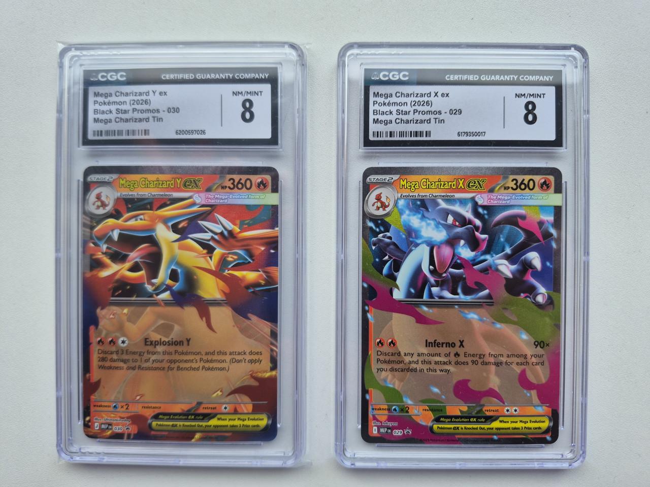 Pokemon Charizard X Y set CGC Graded!