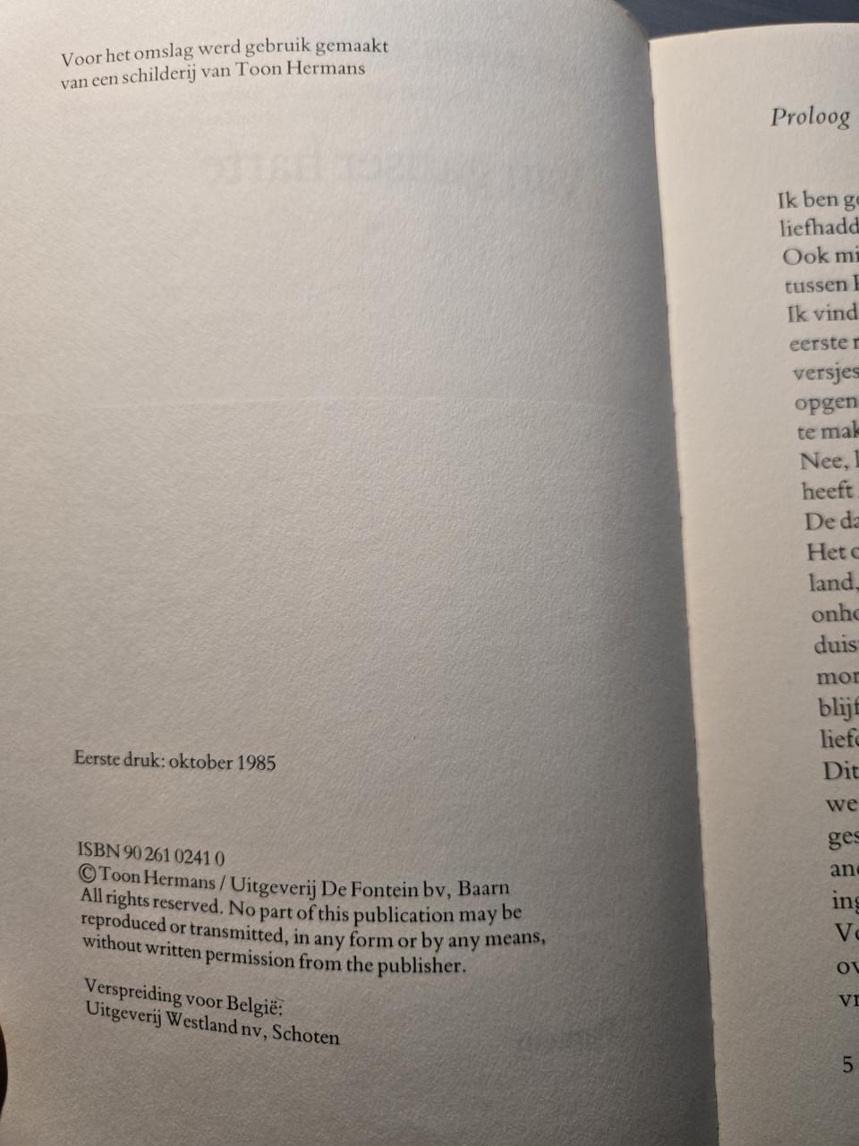 Boek: Van ganser harte 1985 1e druk Auteur: Hermans, Toon