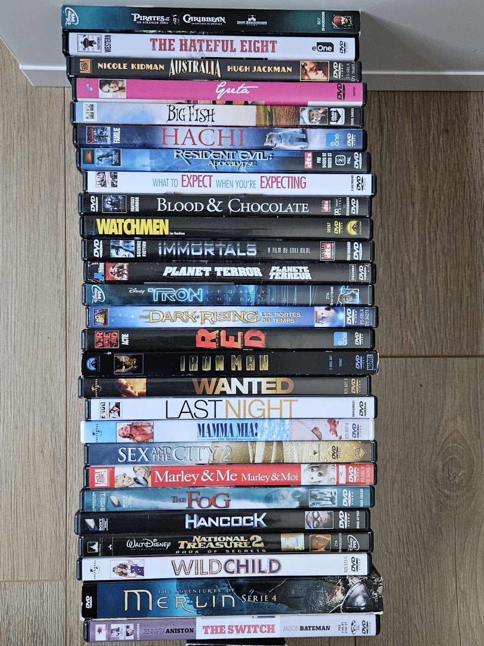 Grote hoeveelheid DVD's