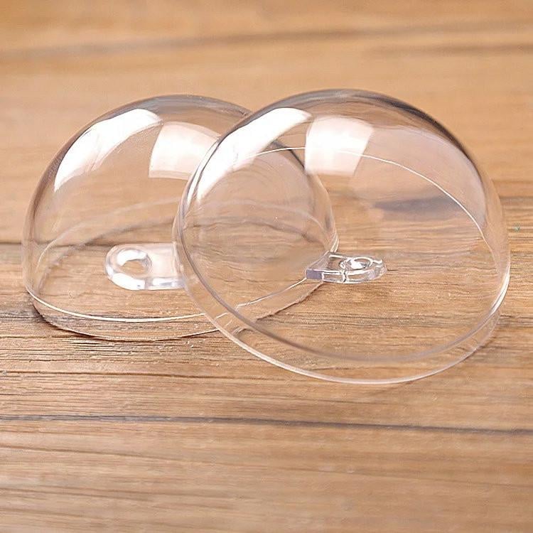 Transparante ballen 8cm en 10 cm