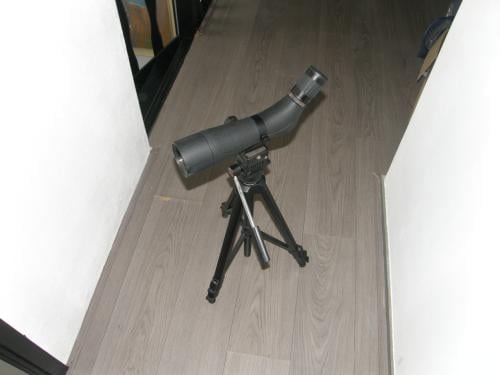 Gullmann statief met Bresser kijker