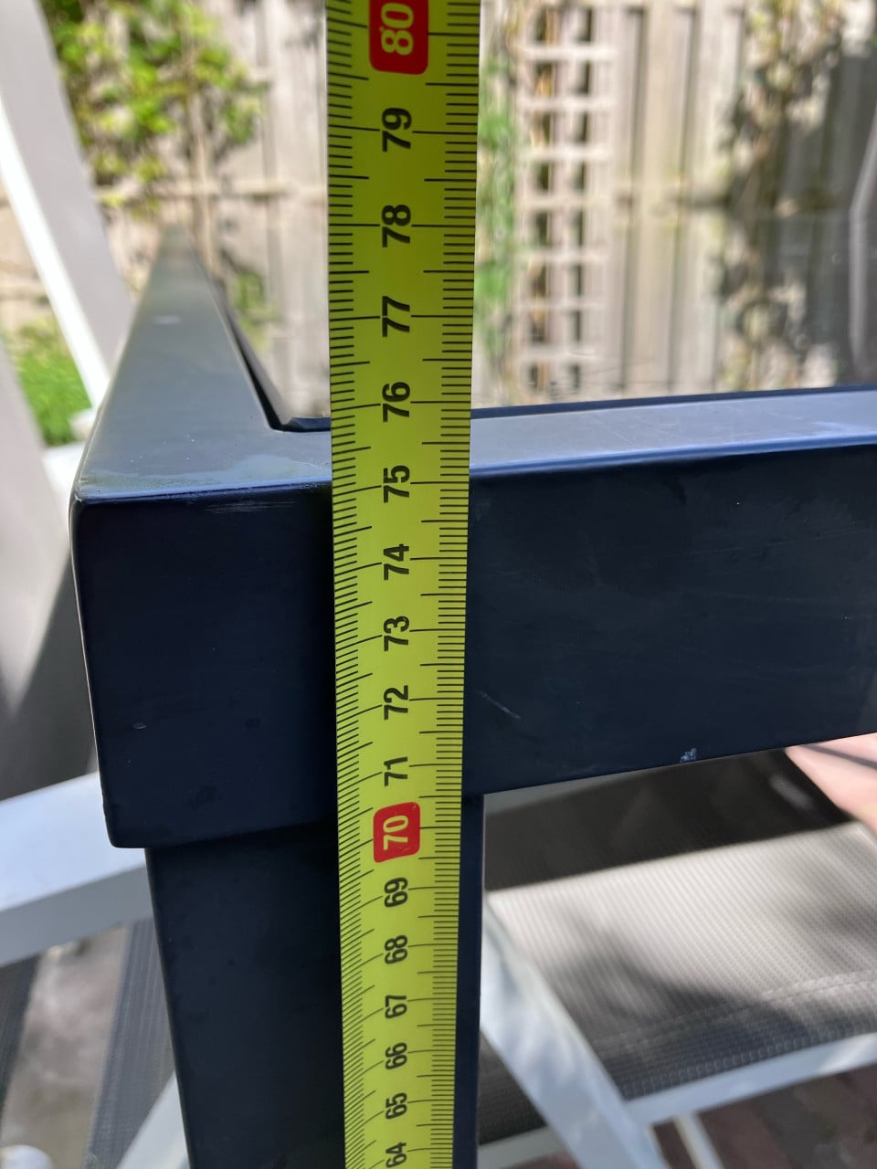 Buitentafel aluminium