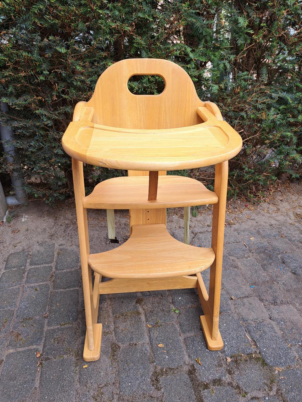 Kinderstoel hout-meegroei